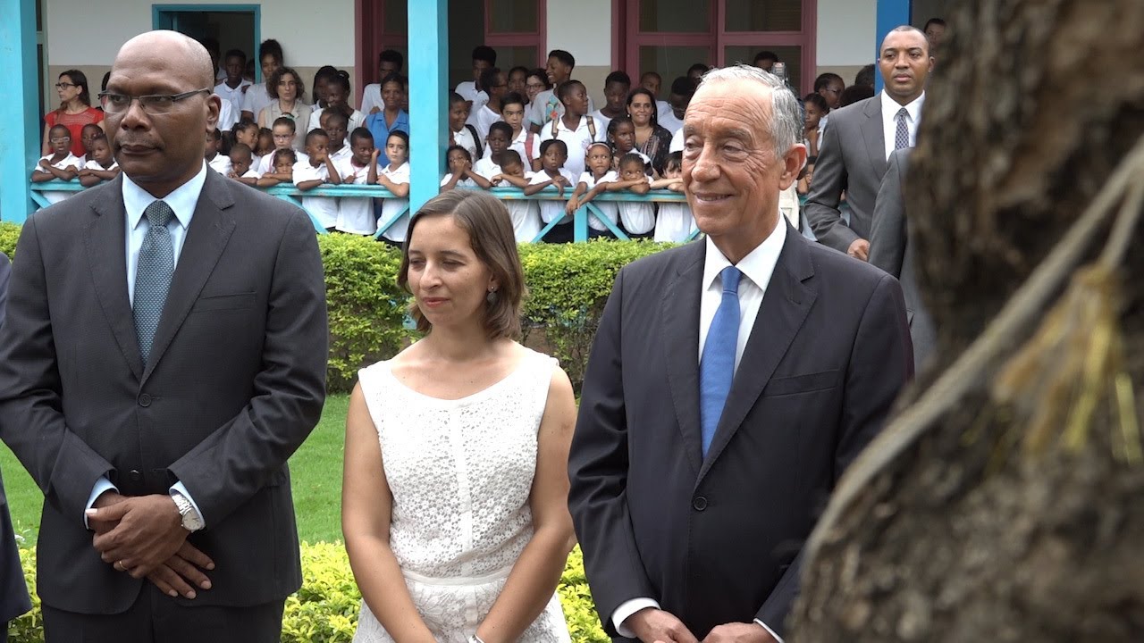 Inauguração e visita à Escola Portuguesa de São Tomé e Príncipe