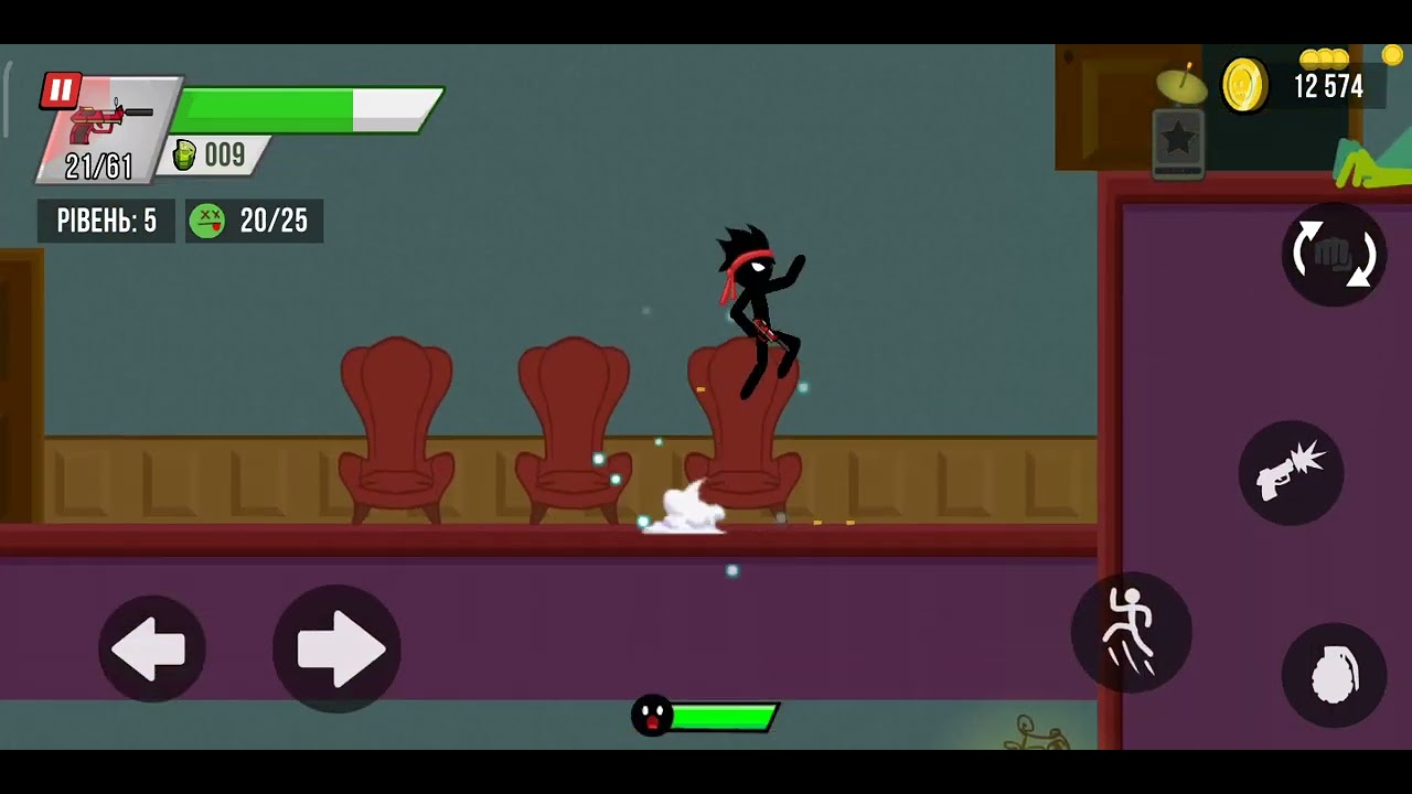 Stick vs zombie