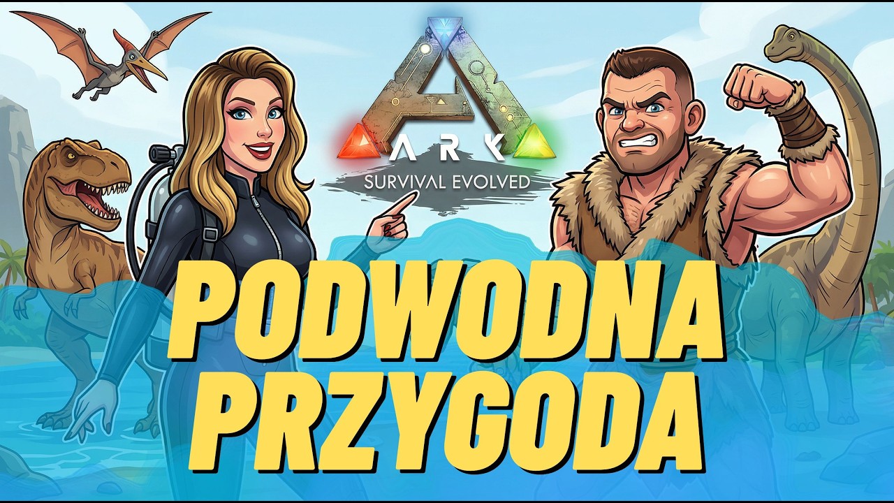 MEZOZAUR NAS PRAWIE ZJADŁ! 😱 Podwodna misja po perły w ARK Survival Evolved