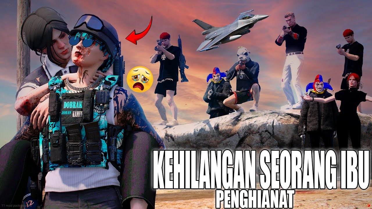 SEDIH !! JOHAN KEHILANGAN SEORANG IBU !! KARNA KELOMPOK TERKUAT DI KOTA !! GTA5 ROLEPLAY