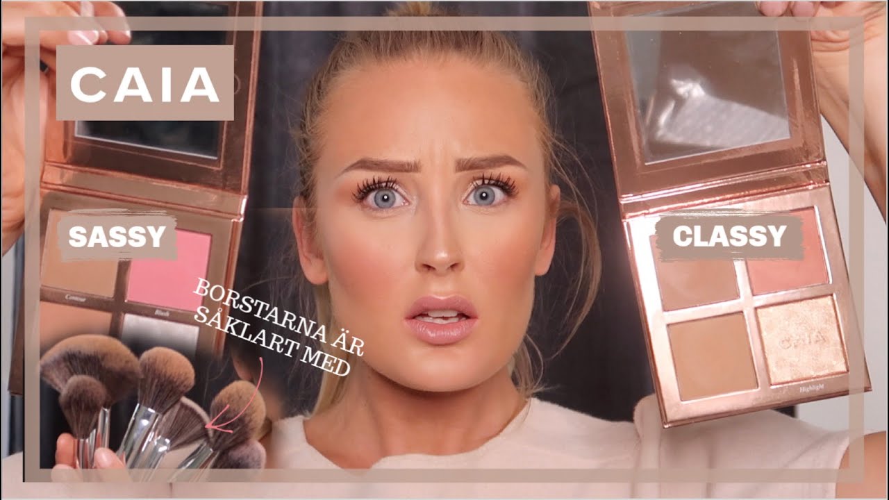 CAIA COSMETICS STÖRSTA LANSERING NÅGONSIN - JAG TESTAR nästan ALLT!
