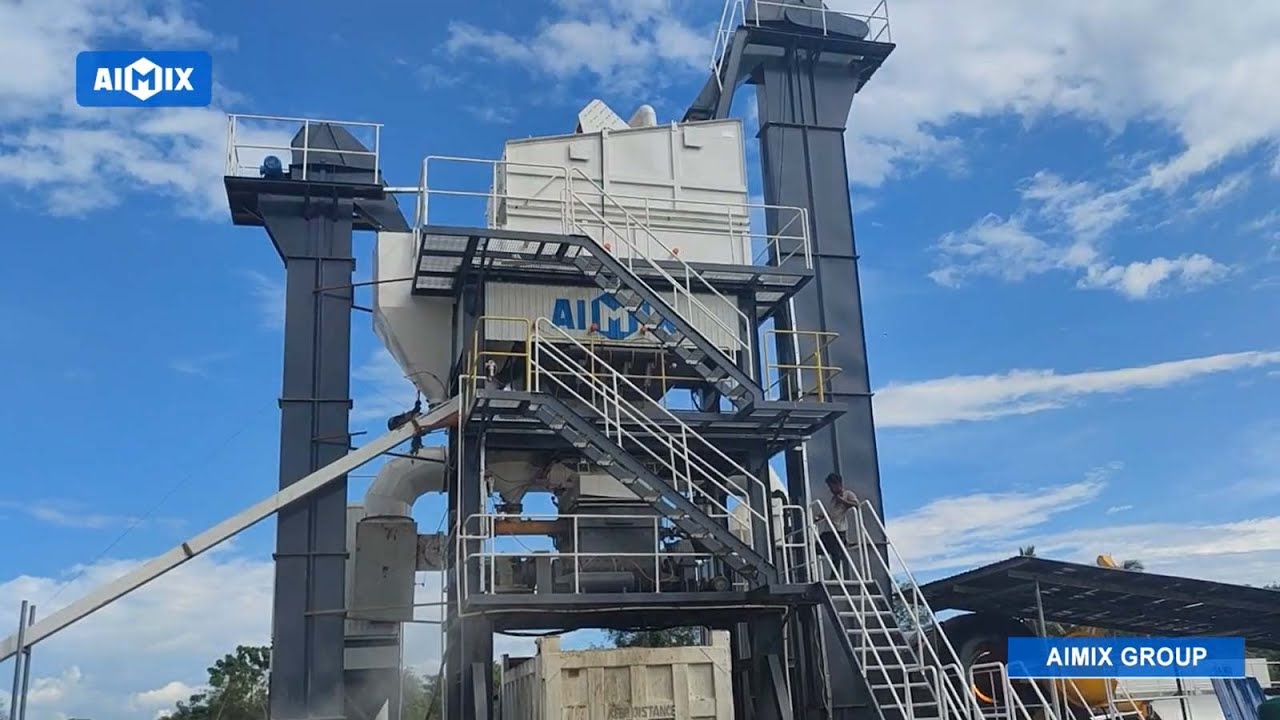 🌟 Site and Production: ALQ 60 TPH Asphalt Mixing Plant in the Philippines 🛣️🔥