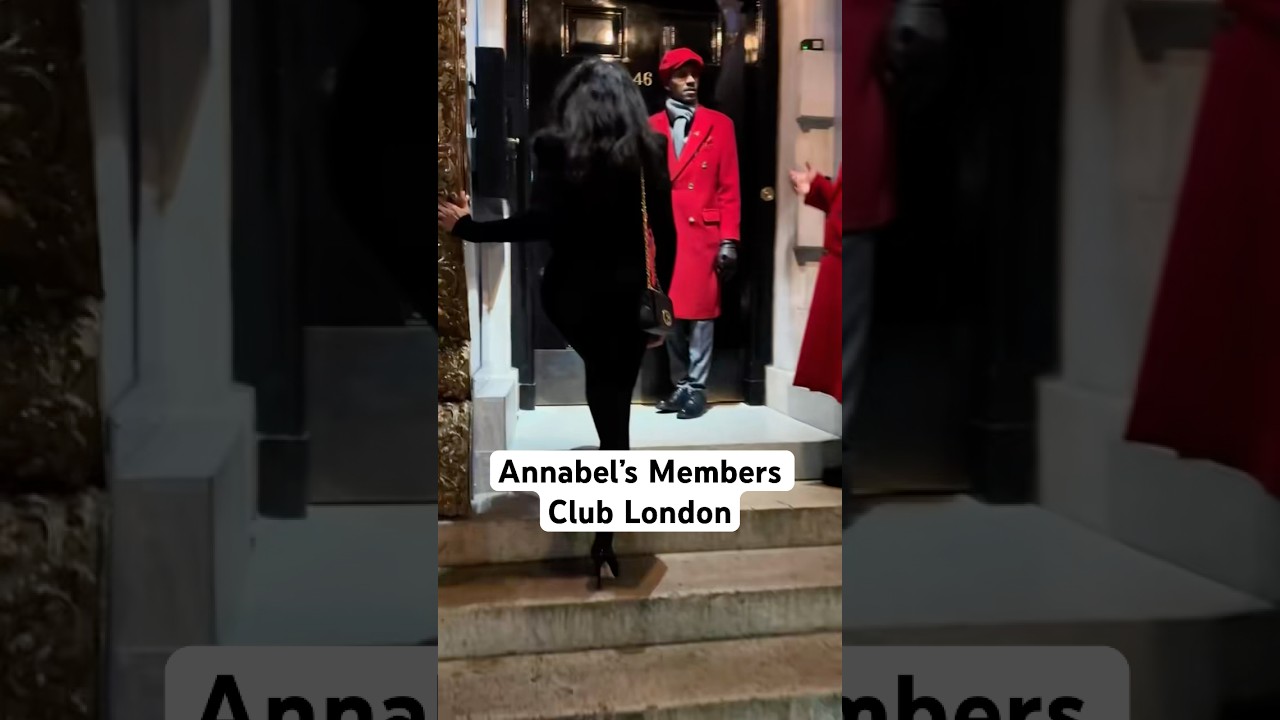 See parts of Annabel&rsquo;s private members club with me #annabels #membersclub #londonclub