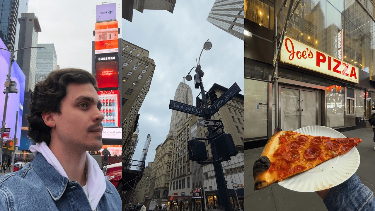 Viajando SOZINHO em Nova York: Times Square, Joe's Pizza e Empire State no Dia 2 🗽