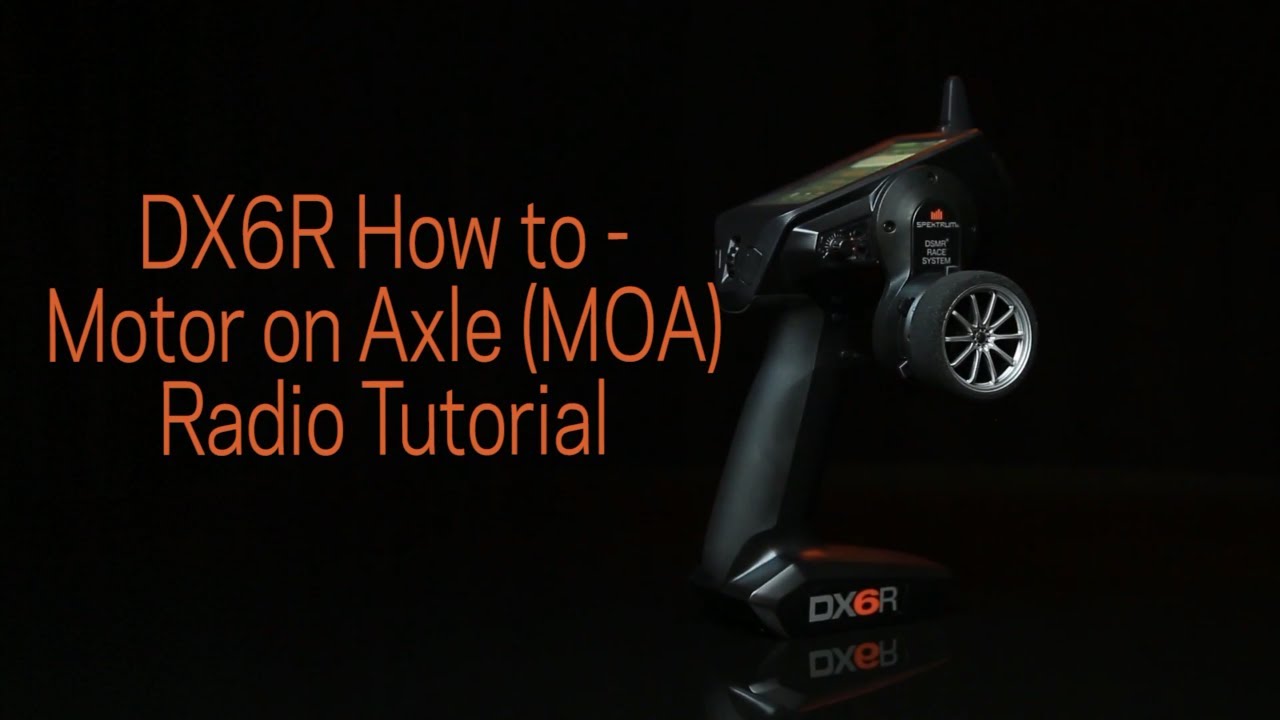 DX6R MOA Motor on Axle Setup