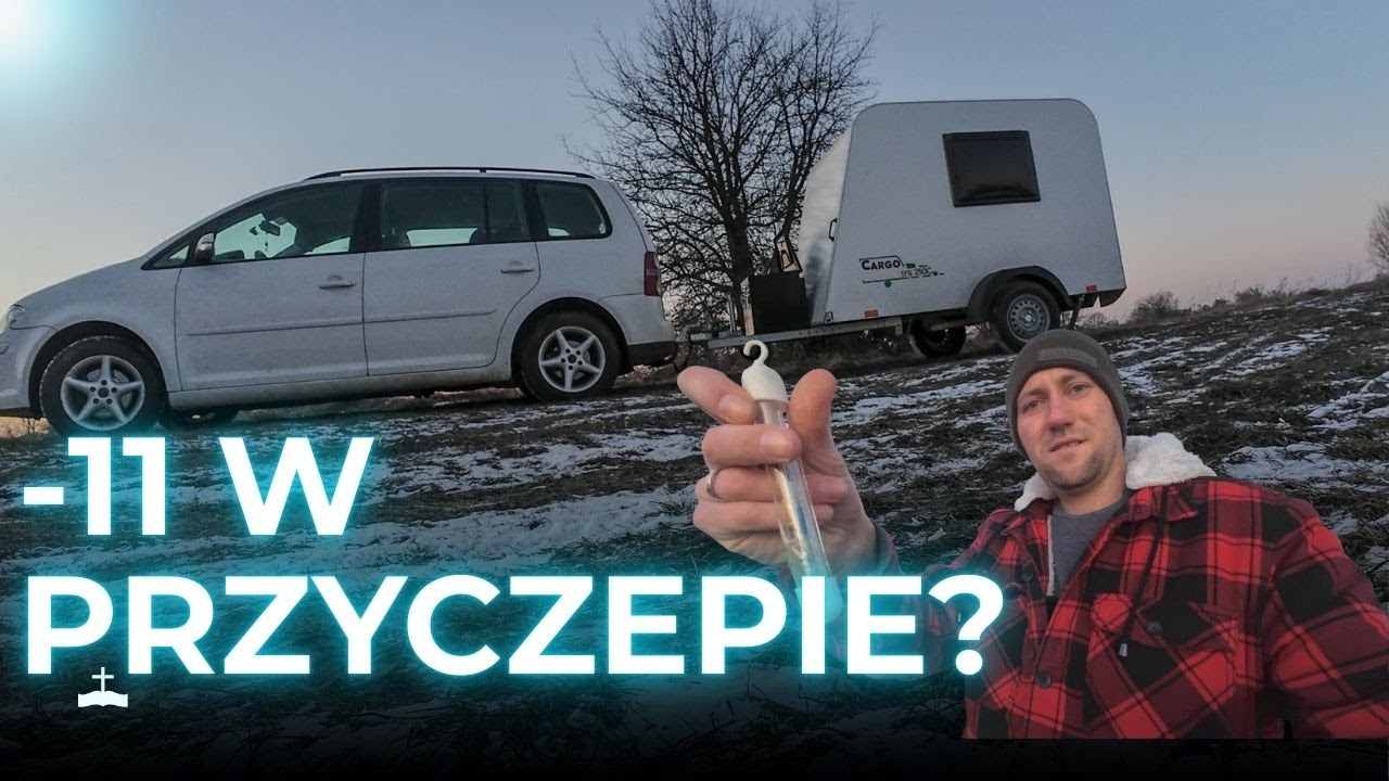 -11°C i noc w przyczepie?! ❄️  Pierwszy raz zimą! Sprawdzamy czy WEBASO DA RADĘ