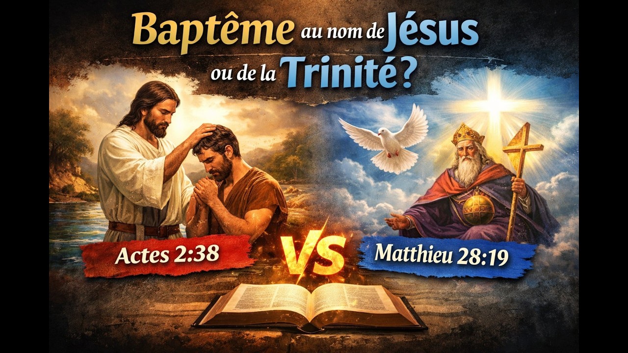 Baptême au nom de Jésus ou de la Trinité ? Ce que dit vraiment la Bible