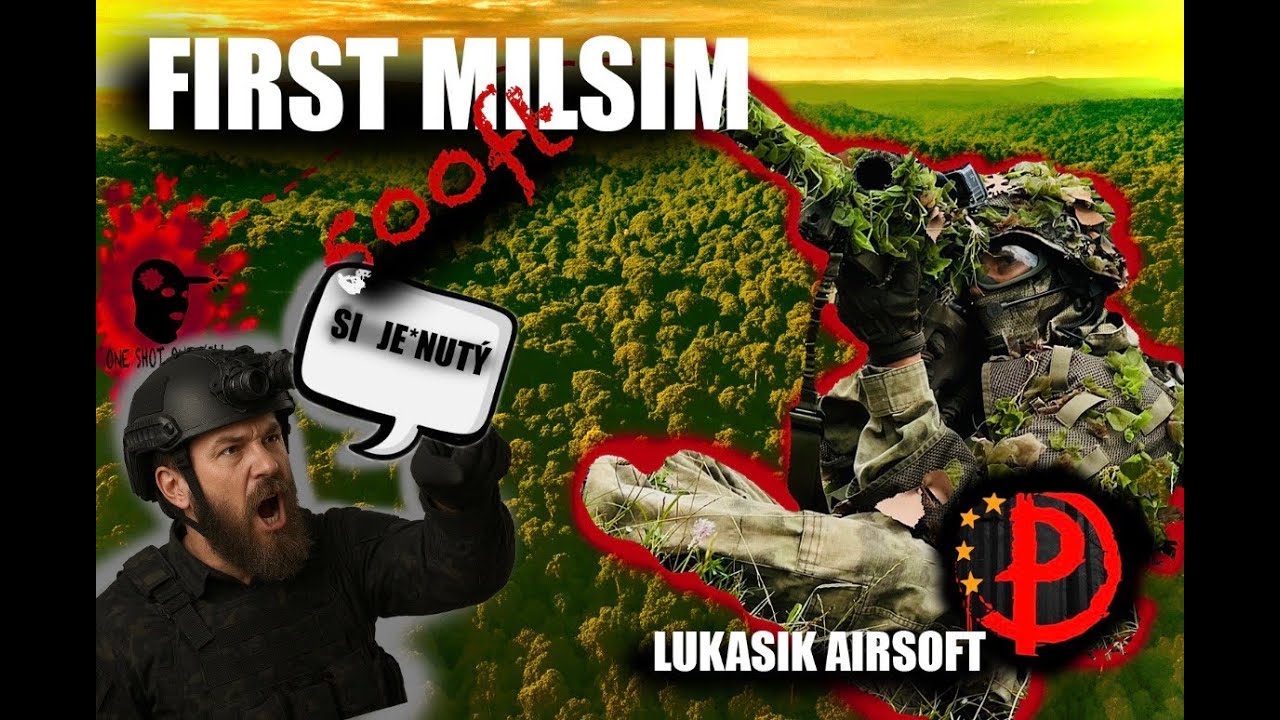 VYKRIKOVAL PO MNE STARÝ MILSIMER, prvá milsim akcia (  Polarebelion 2025 SAF ) Vlog / Sniper play