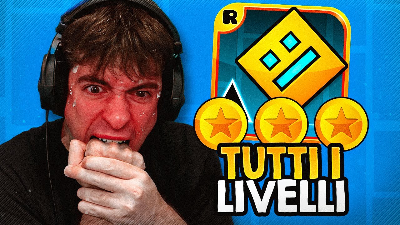 FINISCO TUTTI i LIVELLI con TUTTE le MONETE su GEOMETRY DASH ITA!!
