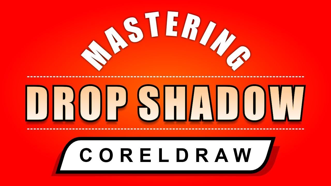 Drop Shadow Tool in CorelDraw | Basics Tutorials for Beginners | Tips and Tricks