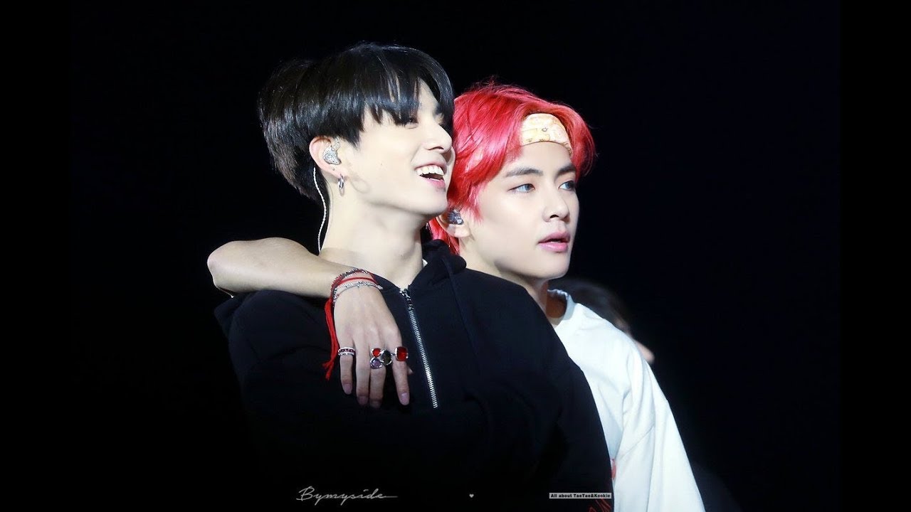 Taekook being goofy at recent concerts (Taekook kookv analysis)
