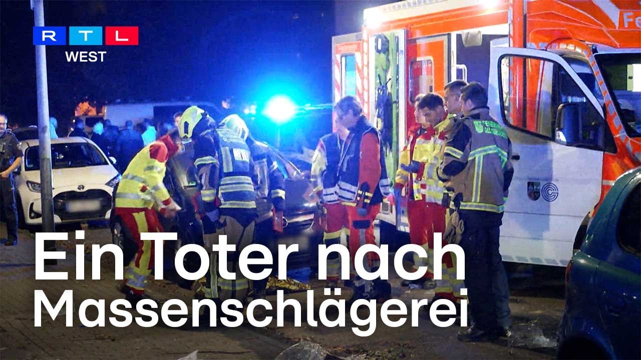 Massenschlägerei in Gelsenkirchen - ein Toter, mehrere Verletzte | RTL WEST