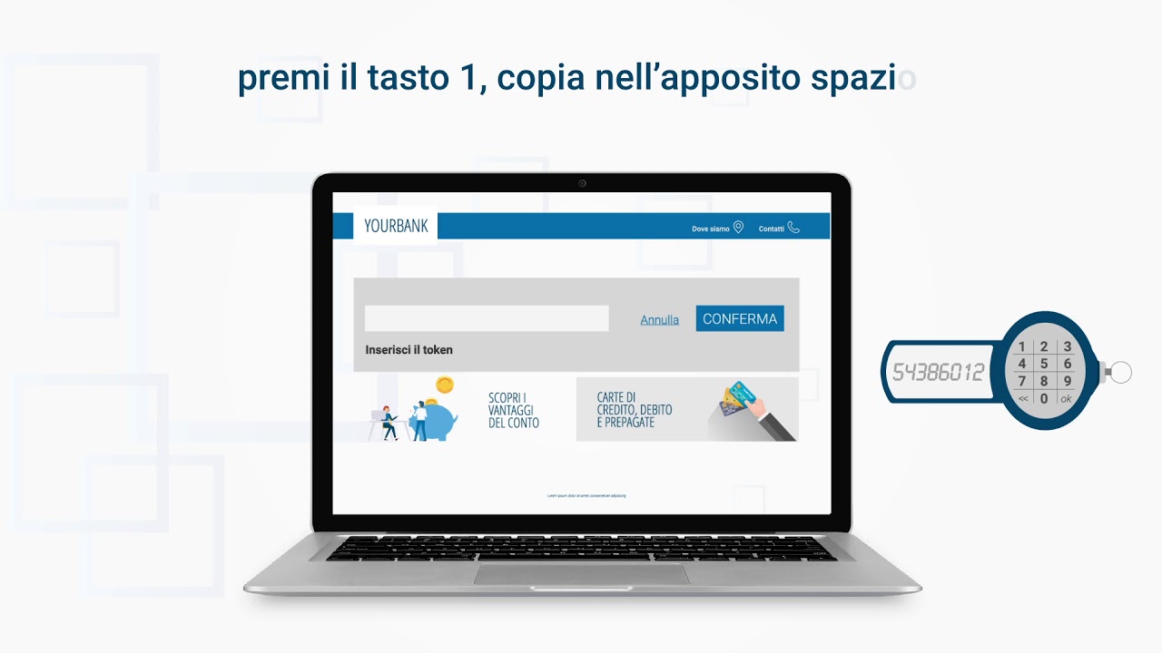 Guida alle modalità d'accesso e all'autorizzazione di operazioni di CiviBank Online - Token