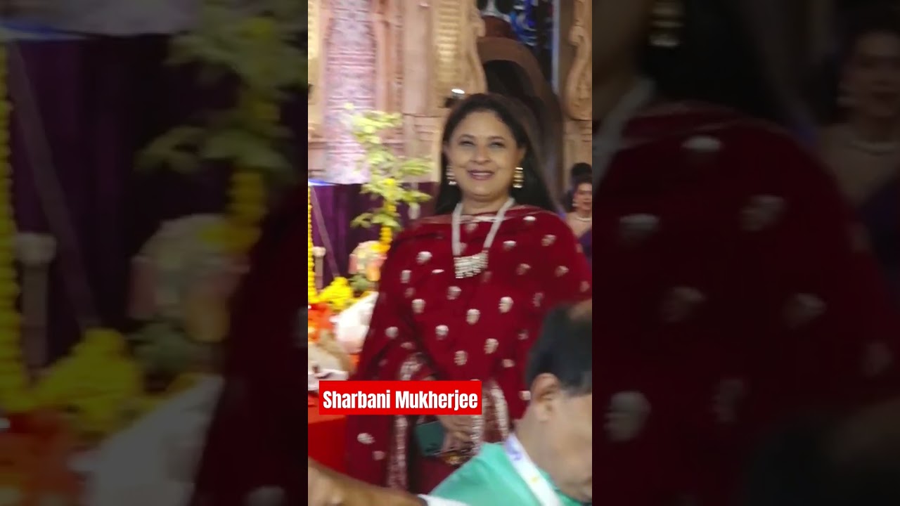 Sharbani Mukherjee #bollywood  #durgapuja