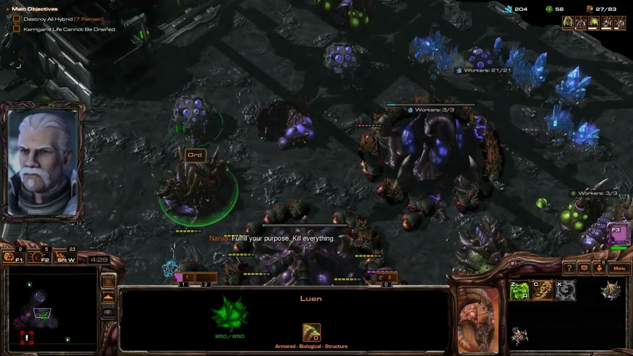 HOTS Off the Swarm Mission 16 Hand of Darkness