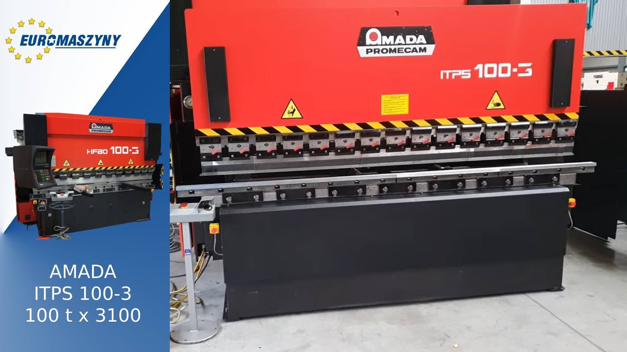 Amada ITPS100 3 pressbrake, prasa krawędziowa,abkantpresse Amada ITPS 100 3