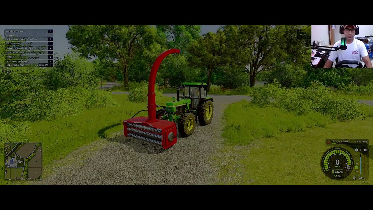 Como tirar arvore no Farming Simulator 25