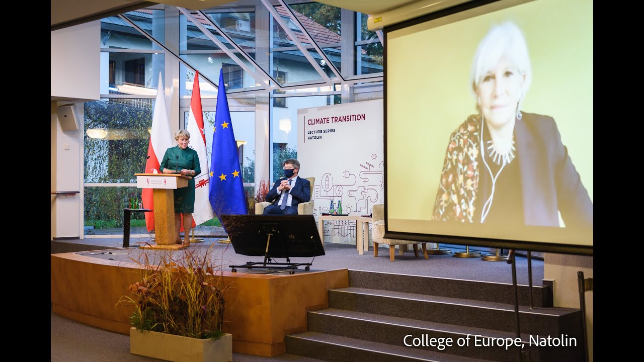 Climate Transition Lecture by Ms Laurence Tubiana, CEO European Climate Foundation