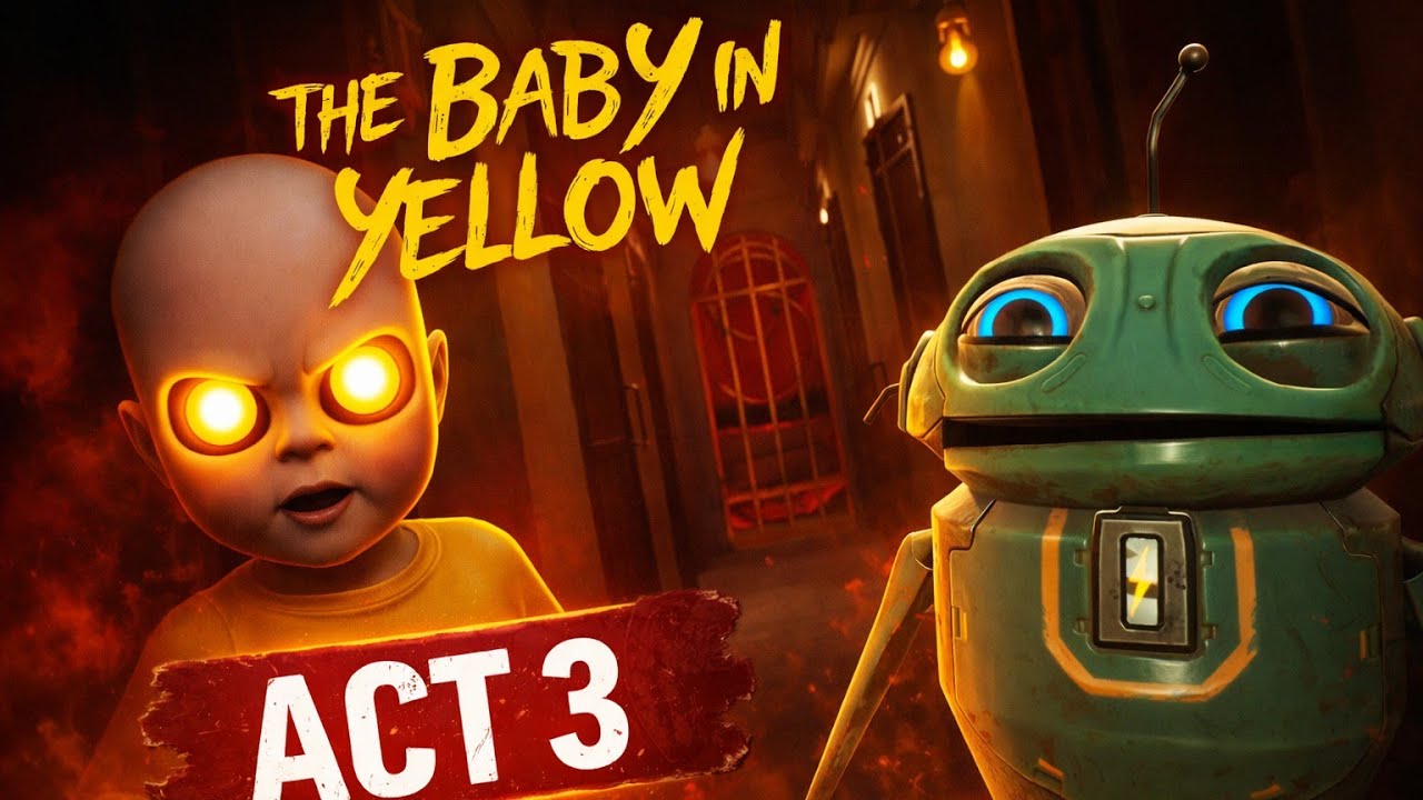 THE BABY IN YELLOW ACT 3 FULL VIDEO HOW TO PLAY GAME |the baby in yellow|horror game| @Sachin-TRV , 