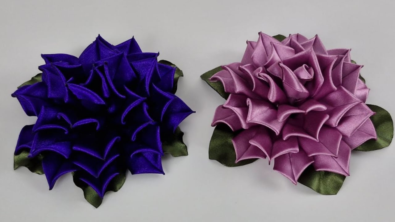 Tutorial de flores eternas paso a paso / como hacer flores de cinta 😊🌸