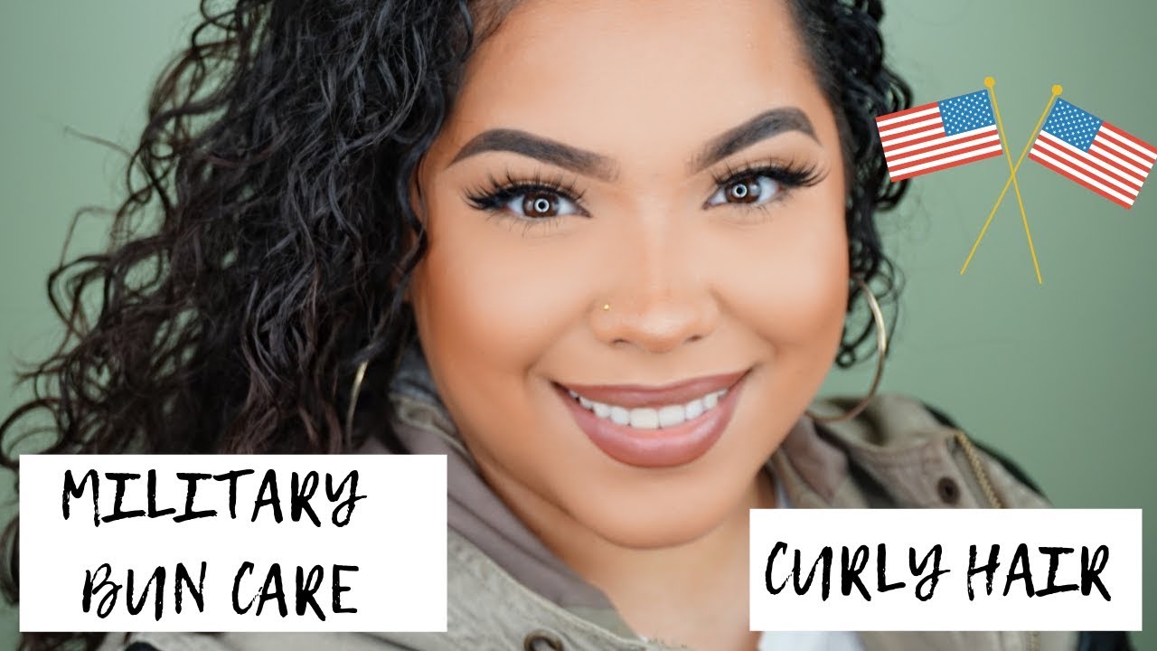 MILITARY BUN CARE | CURLY HAIR | ADVISE FROM A HAIRSTYLIST | TRISHHH
