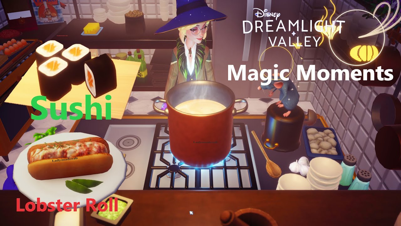 Magic Moments / Sushi / Lobster Roll - DISNEY DREAMLIGHT VALLEY