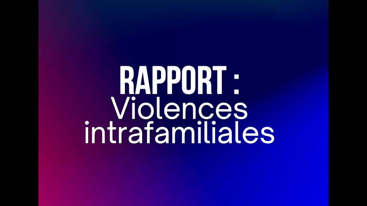Correction rapport de Police Municipale Violences Intrafamiliales