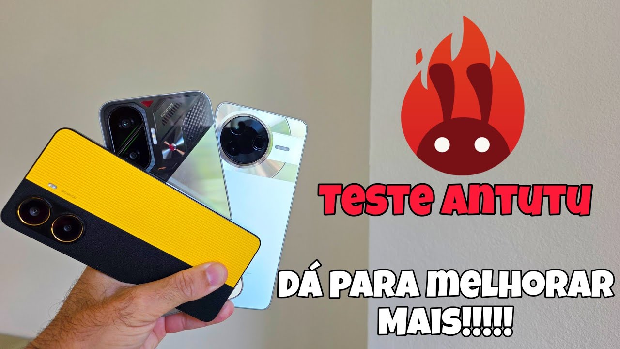 AGORA ACABOU! POCO X7 PRO, POCO F7 E POCO F7 PRO TESTE DO ANTUTU NA HYPEROS 3.0 TESTE DO ANTUTU V11 