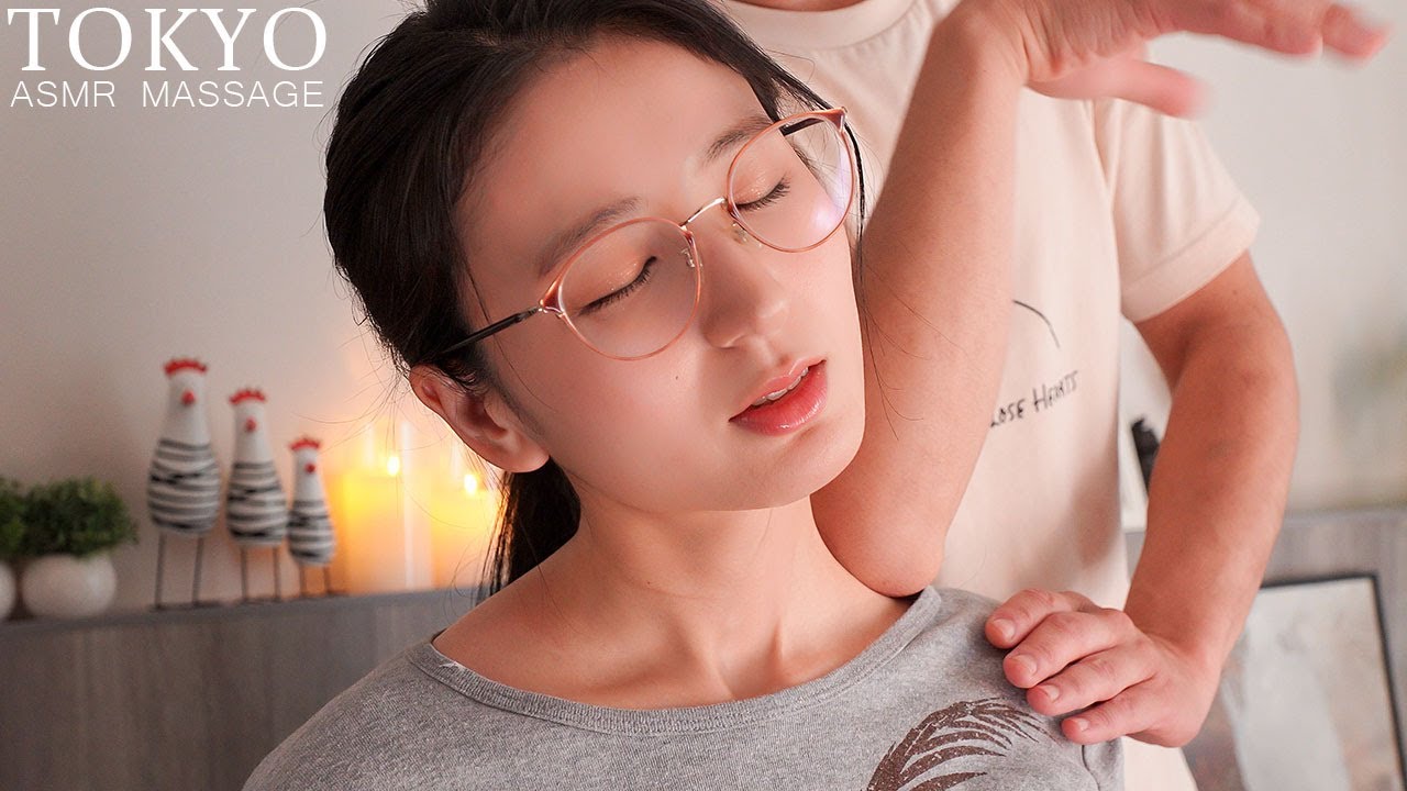 ASMR От просмотра приятного массажа меня клонит в сон