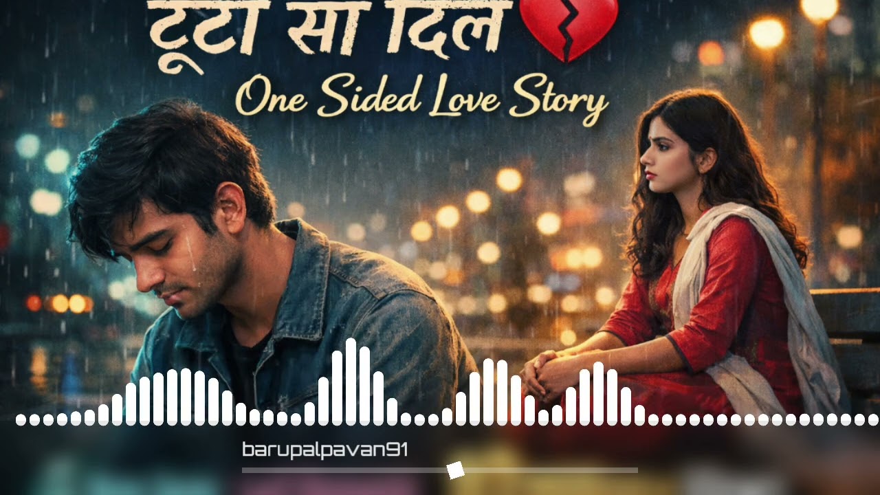 टूटा सा दिल 💔”One Sided Love Story #HindiSong #video #song #love #lofi 