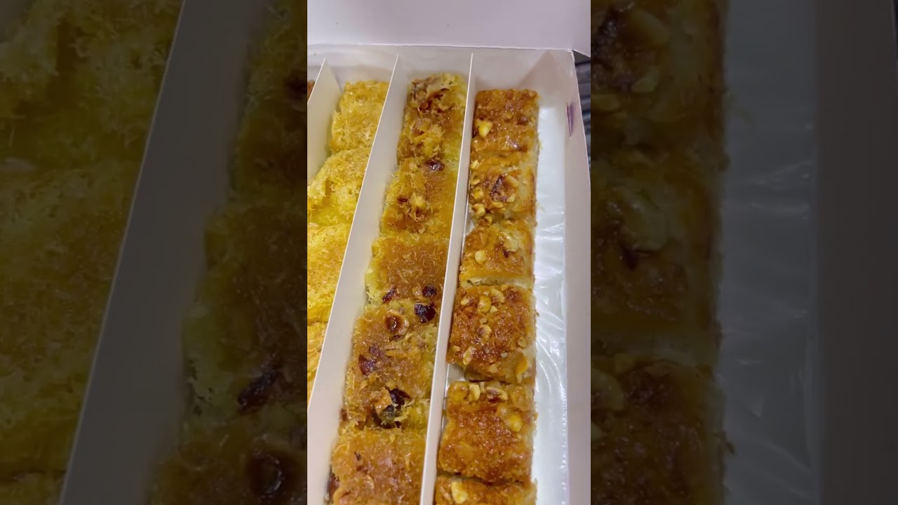 هريسه وبسبوسة وكنافه من اولاد فتح الله اللي كل حاجاته بالسمن البلدي