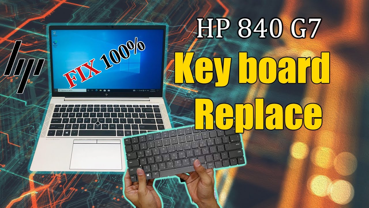How to Replace | HP 840 G7 Laptop  | Keyboard #tranding #repair