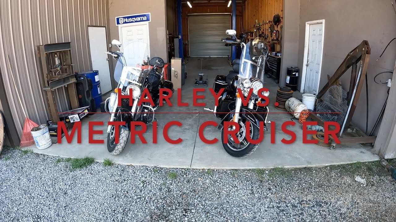 Harley vs  Metric Cruiser