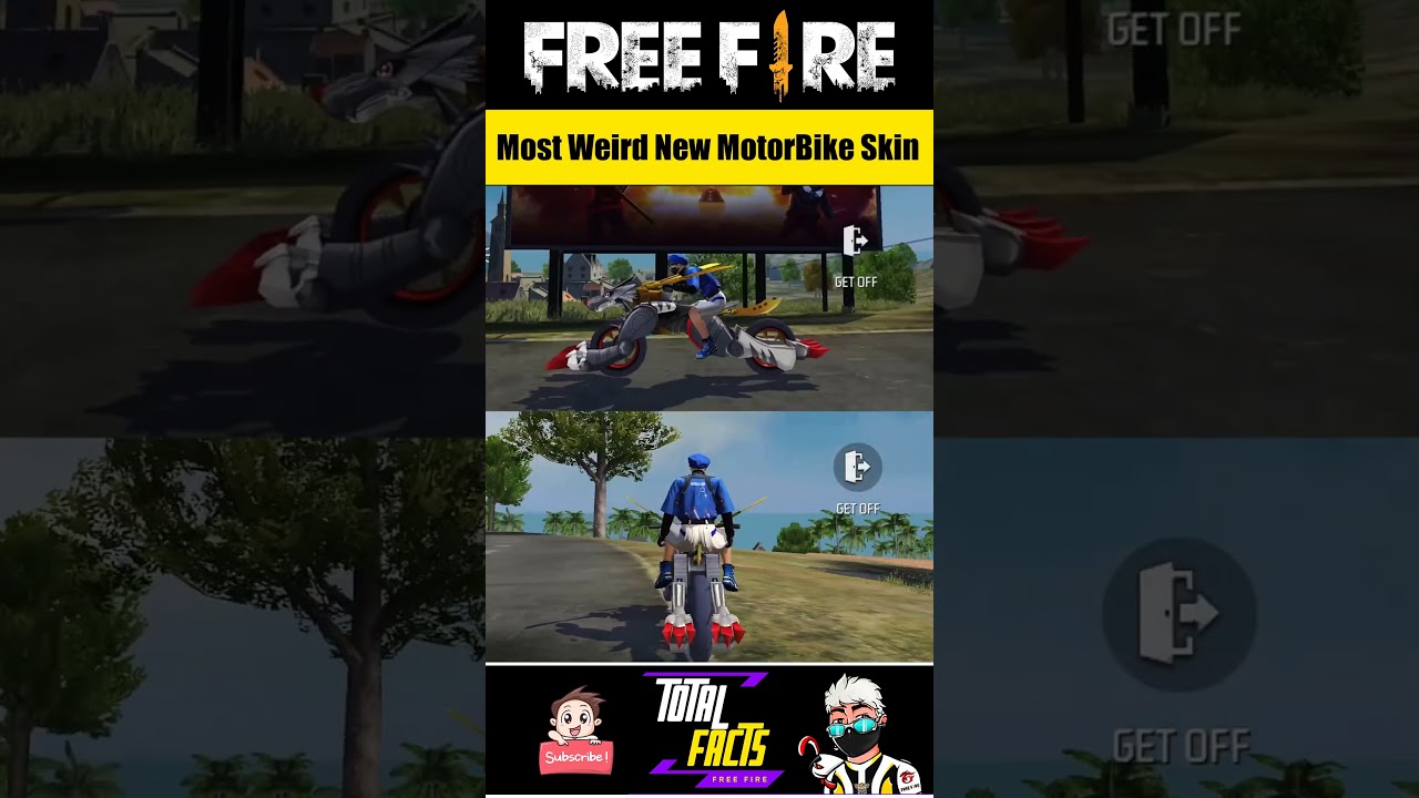 DiGiMON Theme Most Weird Motorbike New Skin 😨 Free Fire