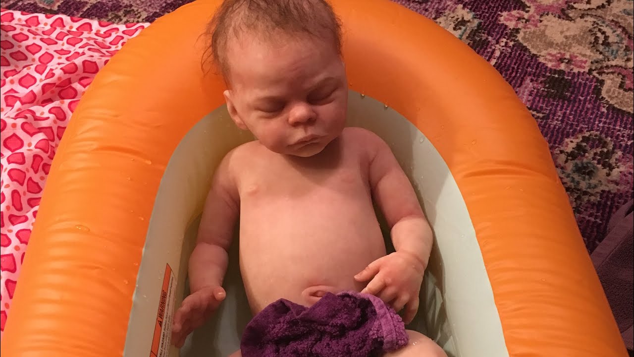 Silicone Baby Getting Ready for the Doll Show!