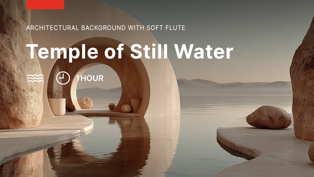 Temple of Still Water | Architectural Background with Soft Flute