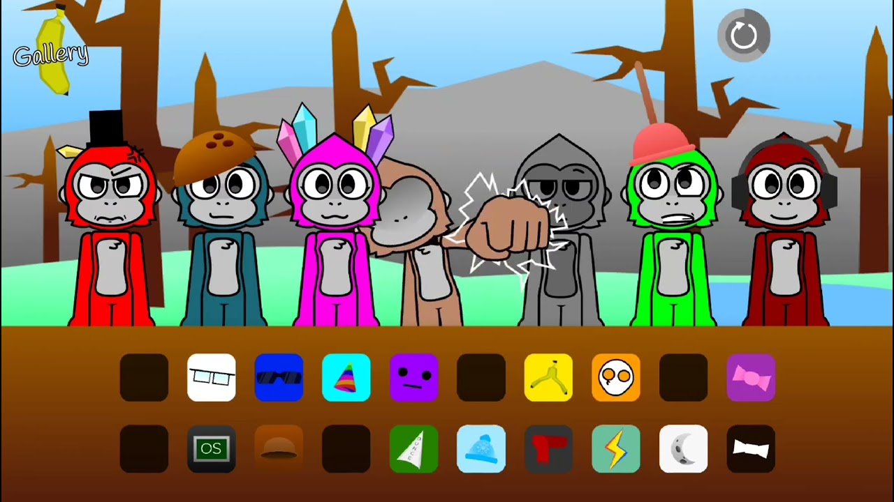 As criaturas místicas(outro mix do incredibox banana re-peeled)