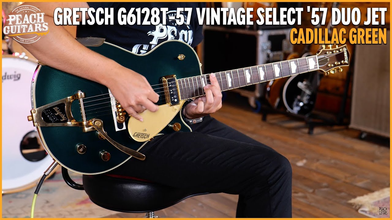 Gretsch G6128T-57 Vintage Select '57 Duo Jet Cadillac Green