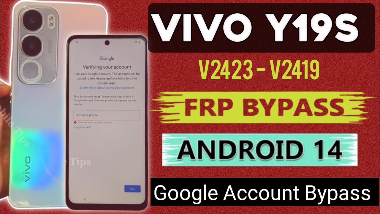 Vivo Y19s Frp Bypass Android 14 | Vivo Y19s Google Account Unlock Without Pc | Setting Not Open 2025
