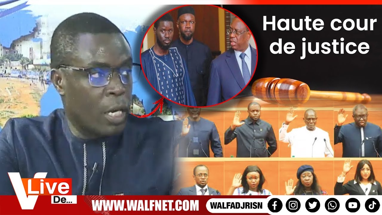Anciens ministres à la H.C de justice : décryptage de M.Diop sur la procédure de mise en accusation