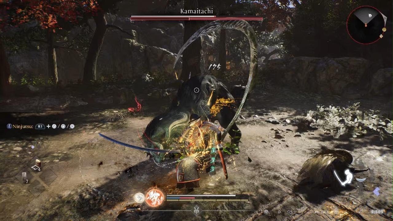 Nioh 3 vs Kamaitach Boss Fight