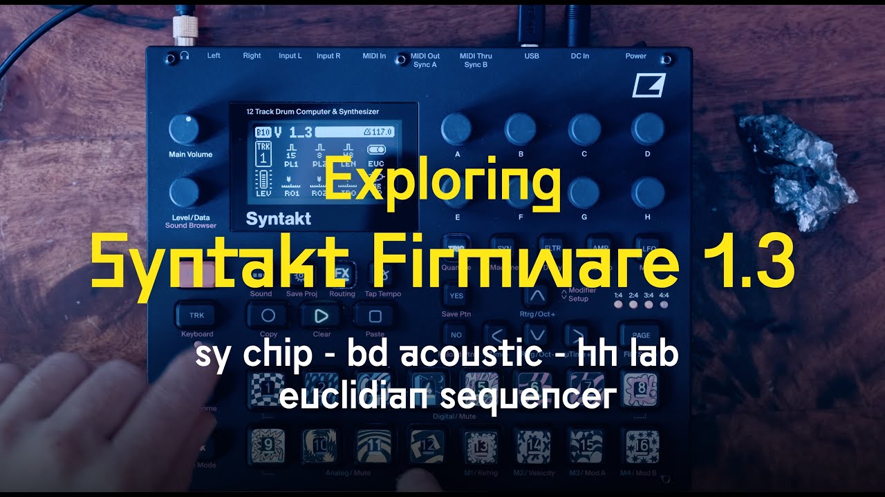 Exploring Syntakt Firmware 1.3