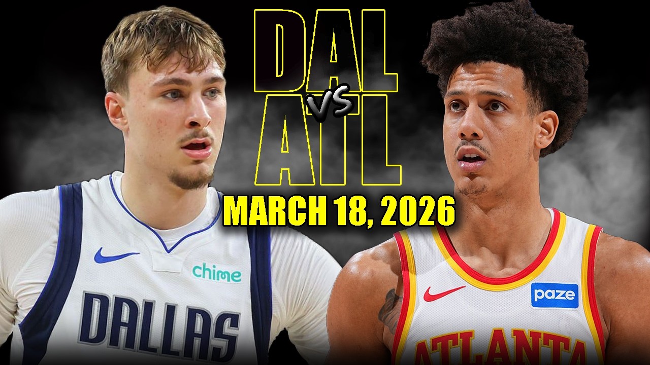 Dallas Mavericks vs Atlanta Hawks Full Game Highlights – March 18, 2026 | NBA Season