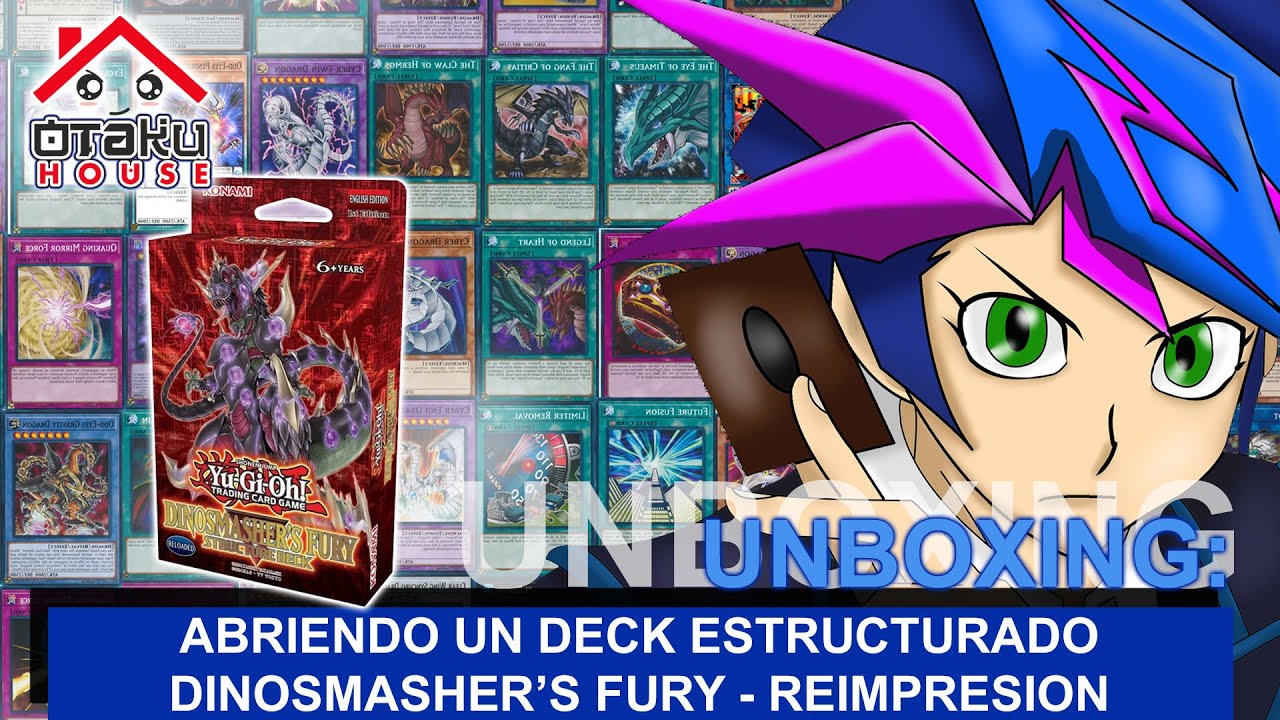 ABRIENDO EL DECK ESTRUCTURADO DE YUGIOH – DINOSMASHER’S FURY (REIMPRESIÓN)