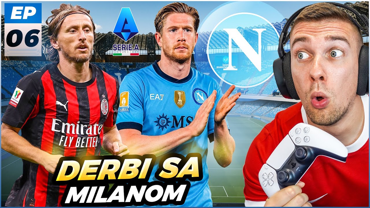 VELIKI DERBI SA MILANOM ZA PRVO MJESTO SERIJE A ! NAPOLI KARIJERA #6