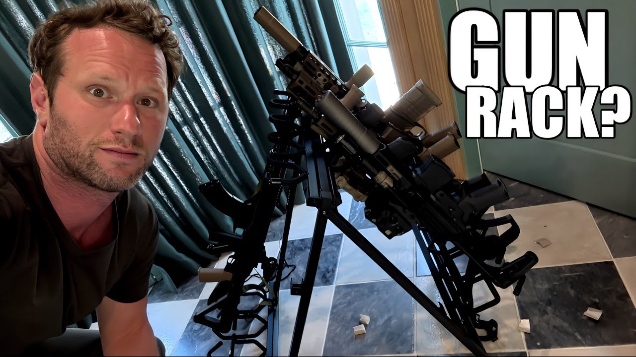 Savior 9-Gun Rack Build – Portable Folding Rifle Storage for Airsoft & Real Steel
