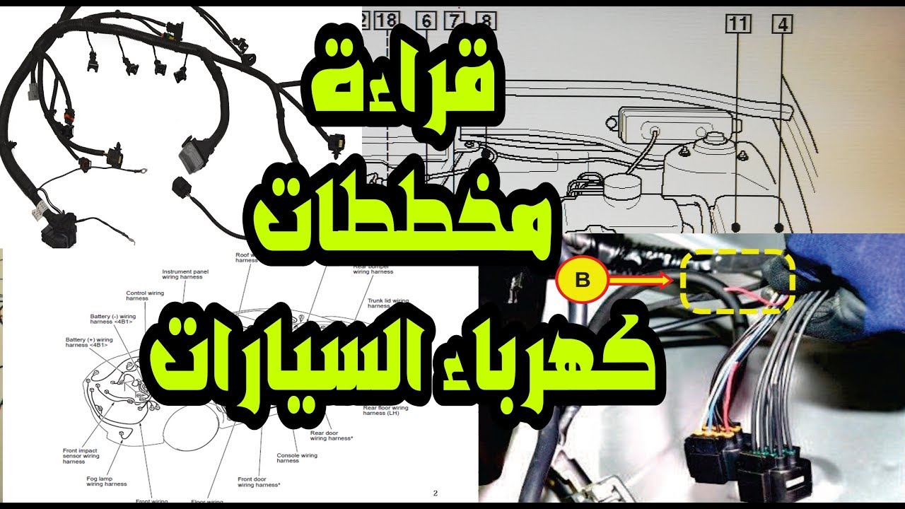 كيفية قراءة مخططات كهرباء السيارات او الدايكرام الجزء الأول how to read wires diagram 1280x720 3 78M