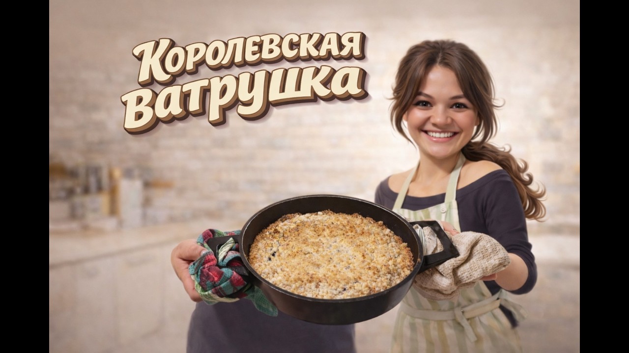 КОРОЛЕВСКАЯ ВАТРУШКА. Выглядит сложно, делается за 20 минут