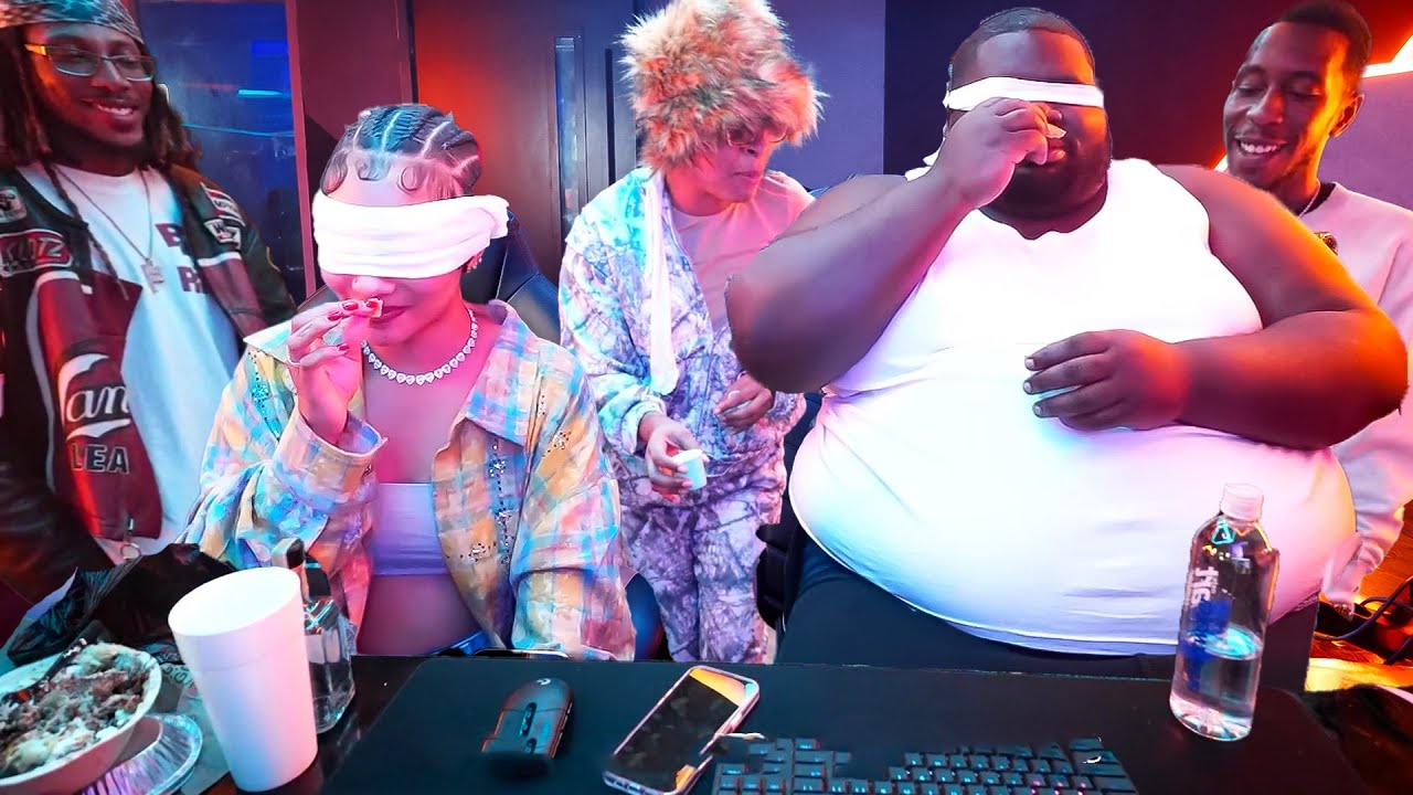 BLINDFOLDED Taste TEST SUMMYAH and Pudgiefinesse 👀🍟