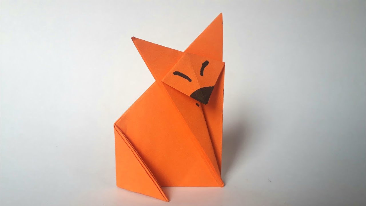 Como Hacer un ZORRO de Papel Fácil☺ORIGAMI GENIAL